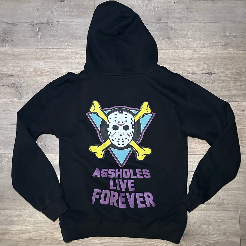 ALF Linda Finegold Anaheim Ducks Hockey Jason Voorhees Hoodie Jacket